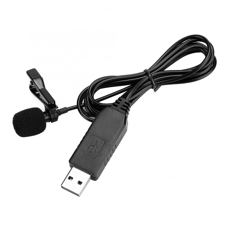 CELLA CITY microfono Lavalier USB per Notebook Computer Streaming Live classe Online Mini microfono per registrazione professionale