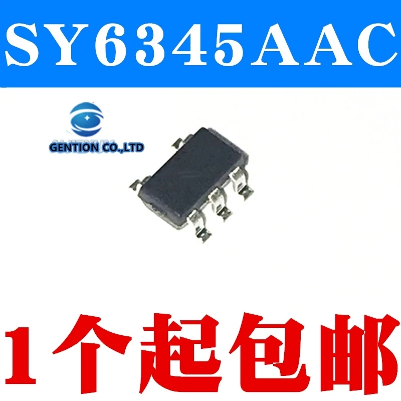 

10PCS SY6345AAC silk-screen YS synchronous buck DC-DC voltage regulator IC SOT23-5 in stock 100% new and original