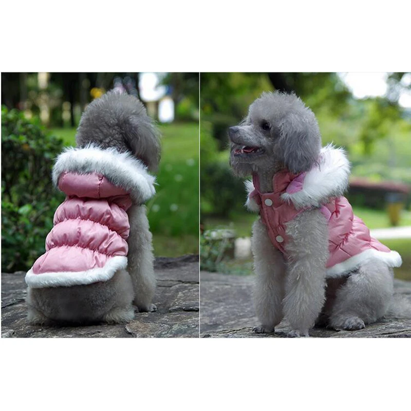 New Style Pet Jacket Cute Dog Winter Coat Winter Warm Clothes Pet Clothing Dog Down Coat Pet Hooded Dog Hoodies Supply