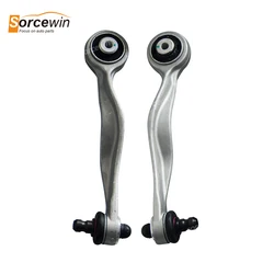 2Pcs Auto Parts Car Front Suspension Parts Upper Bending arm For Audi A4 A4L B5 B6 B7 A6 A6L C5 VW OEM 8E0407509C 8E0407510C