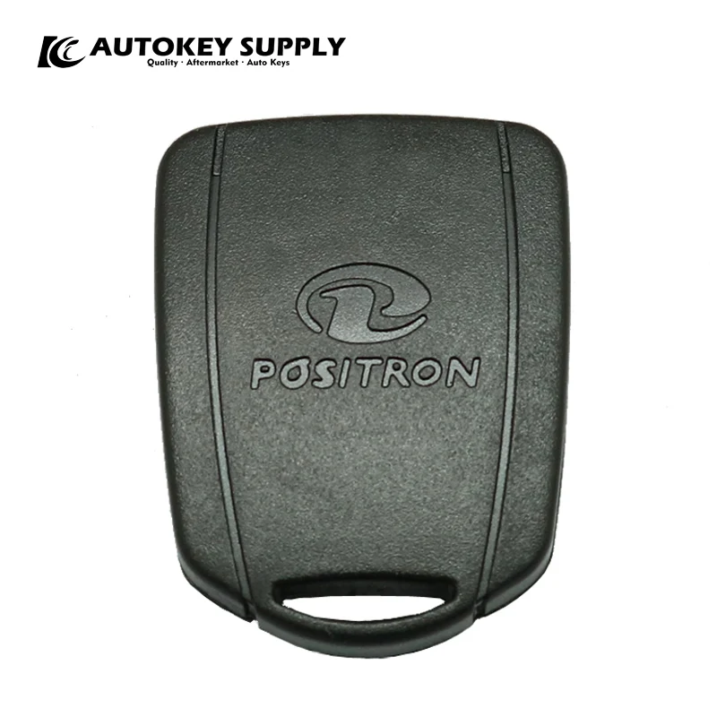 AutokeySupply AKBPS102 / AKBPS134  (PX42) Shell Only Burglar Alarm 4 Button Control With Battery Clip For Brazil Positron Flex