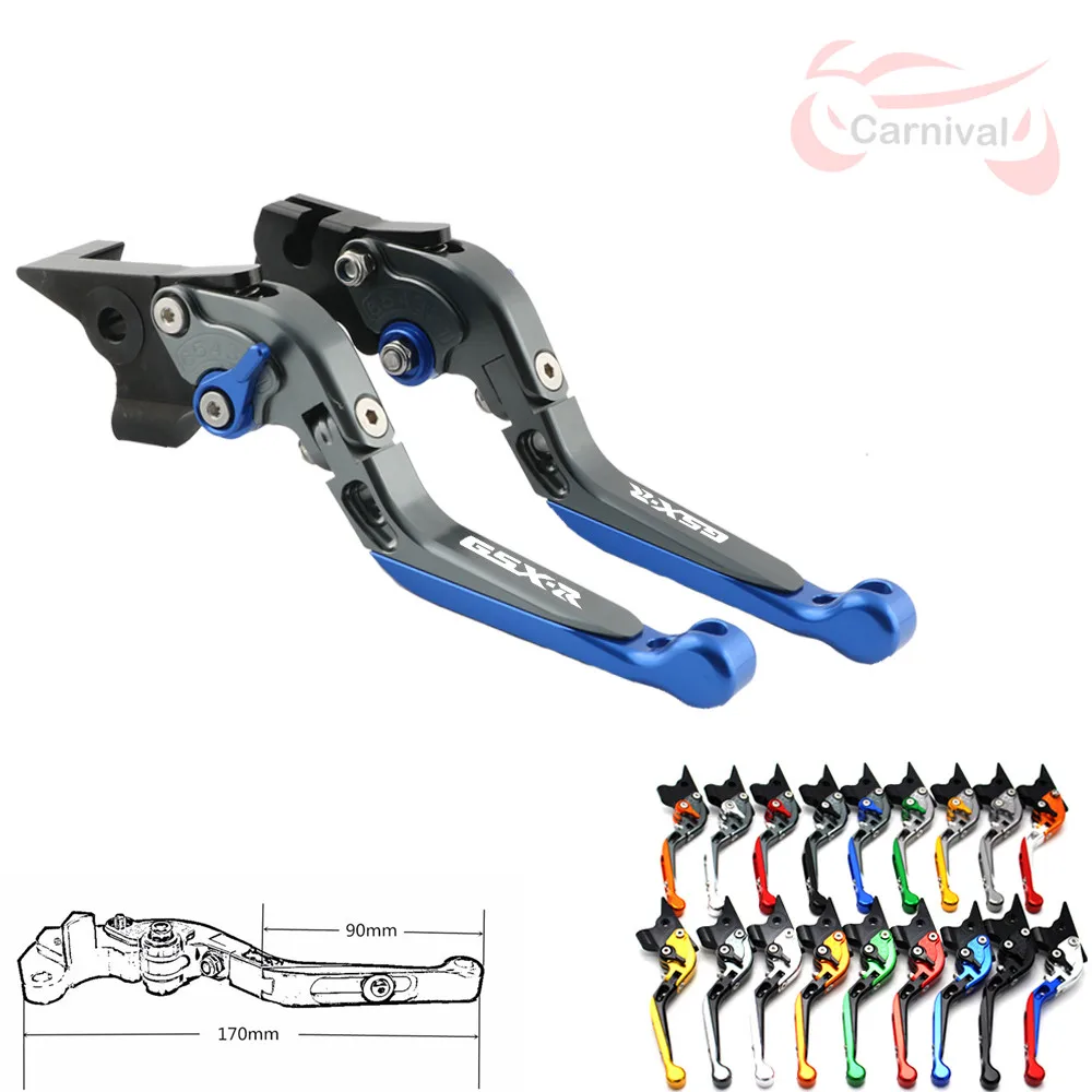 

For GSXR125 SUZUKI GSX R 150 GSX-S125 GSXS 150 CNC 17 18 Extendable Aluminum Brake Clutch Levers Foldable Motorcycle Accessories