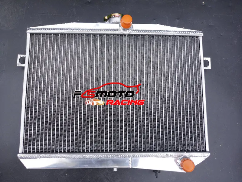 Aluminum Radiator + Fan For Volvo Amazon P1800 B18 B20 Engine GT MT 1959-1970 69 68 67 66 65 66