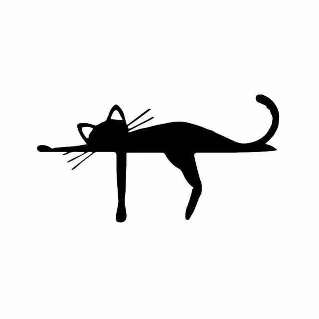

15.9X8.4CM Vinyl Decal Cute Cat Animal Dream Funny Cheerful Cartoon Car Sticker