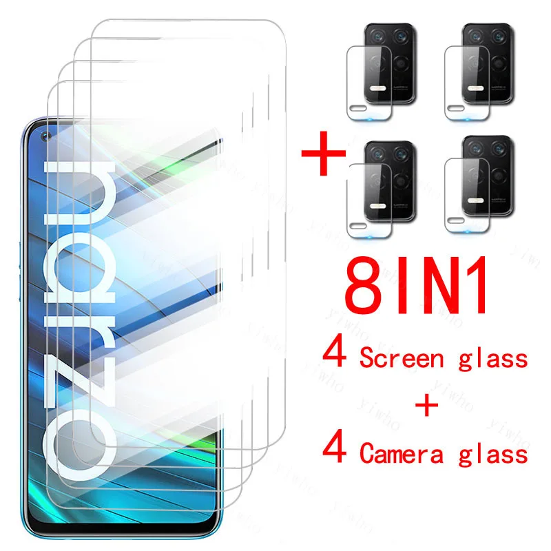 Glass Realmi Narzo 20 Pro Tempered Glass for Realme Narzo 30 5G 30A GT 20 7i 7 8 Pro C25 C21 Screen Protector Camera Len Film