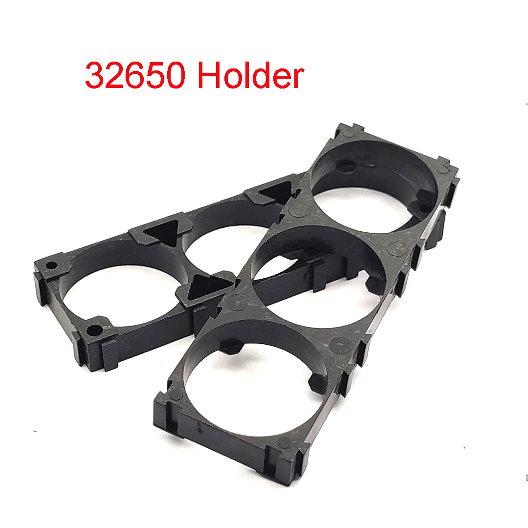 5 Pcs 32650 Battery Holder Bracket Cell Safety Anti Vibration Plastic Brackets For 32650 Batteries