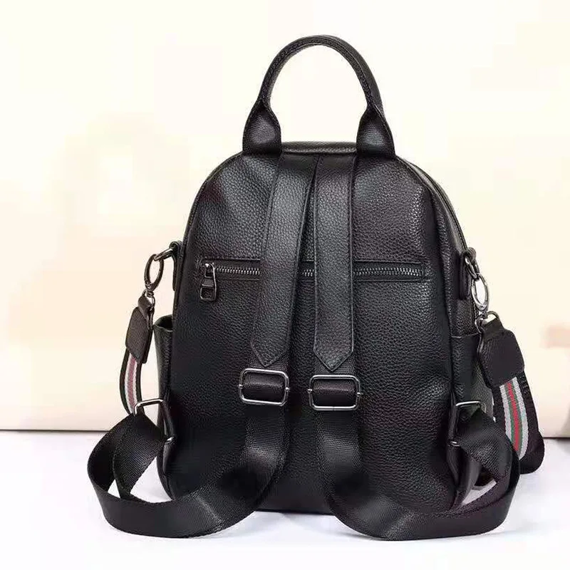 Backpack Women 2022 New Trend Casual Women\'s Bags Famous Brand Fashion All-Match Shoulder bag leather backpack women\'s bag