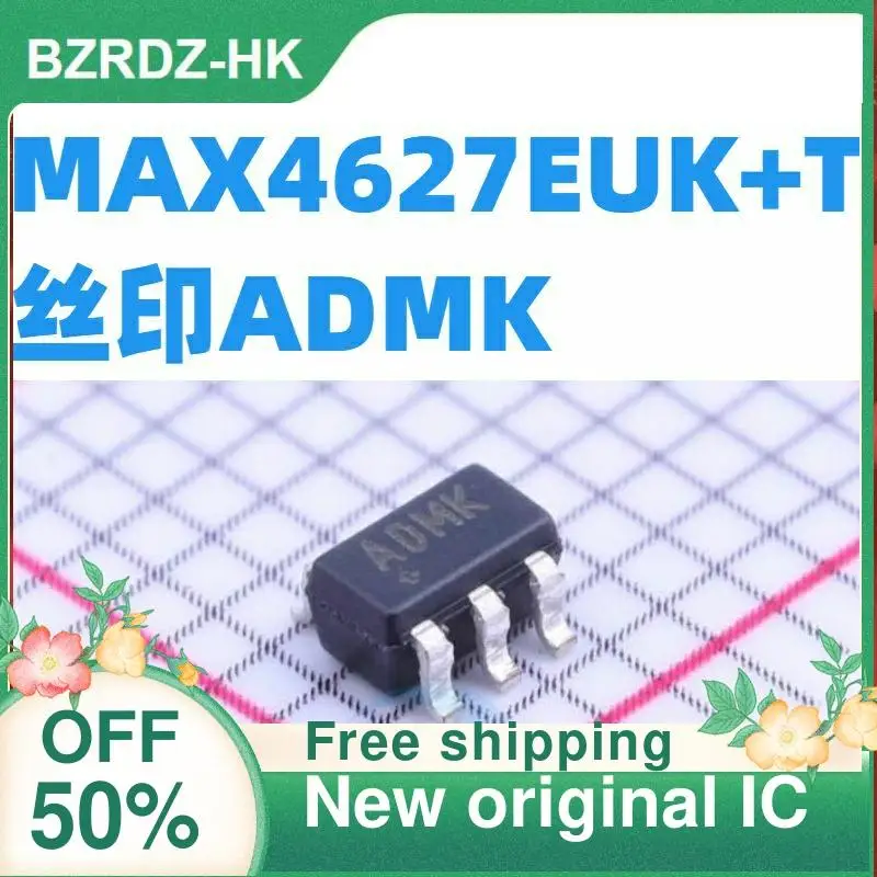 10 шт. MAX4627EUK + T ADMK SOT23-5 оригинал
