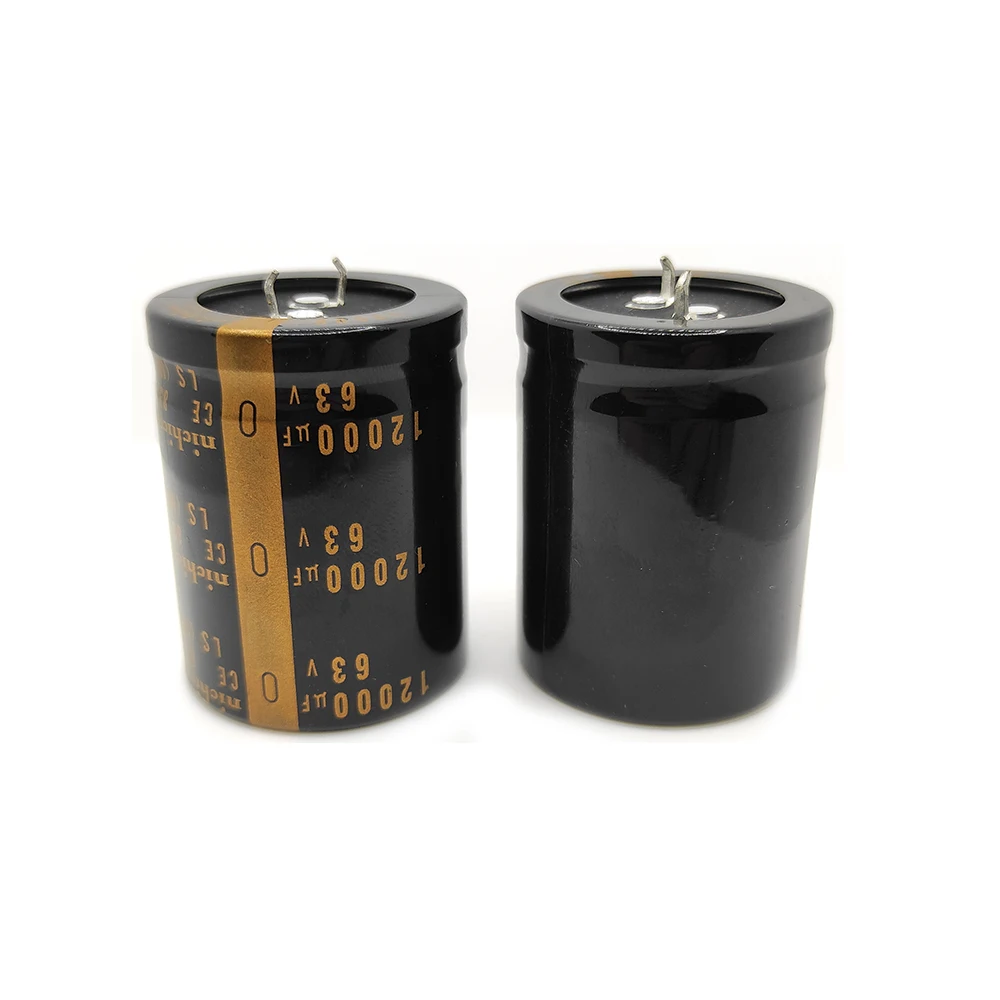 2pcs 63V 30x50mm 30x70mm 35x45mm 35x50mm 35x60mm 63v12000UF 63V Nichicon Pitch 10mm Audio HIFI Audio Amplifier Filter Capacitors