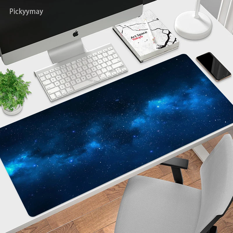 

Space Mouse Pad Starry Sky Gaming Mousepad PC Gamer Mouse Mat Keyboard Desk Mats Table Carpet Mausepad Laptop Pad 900x400