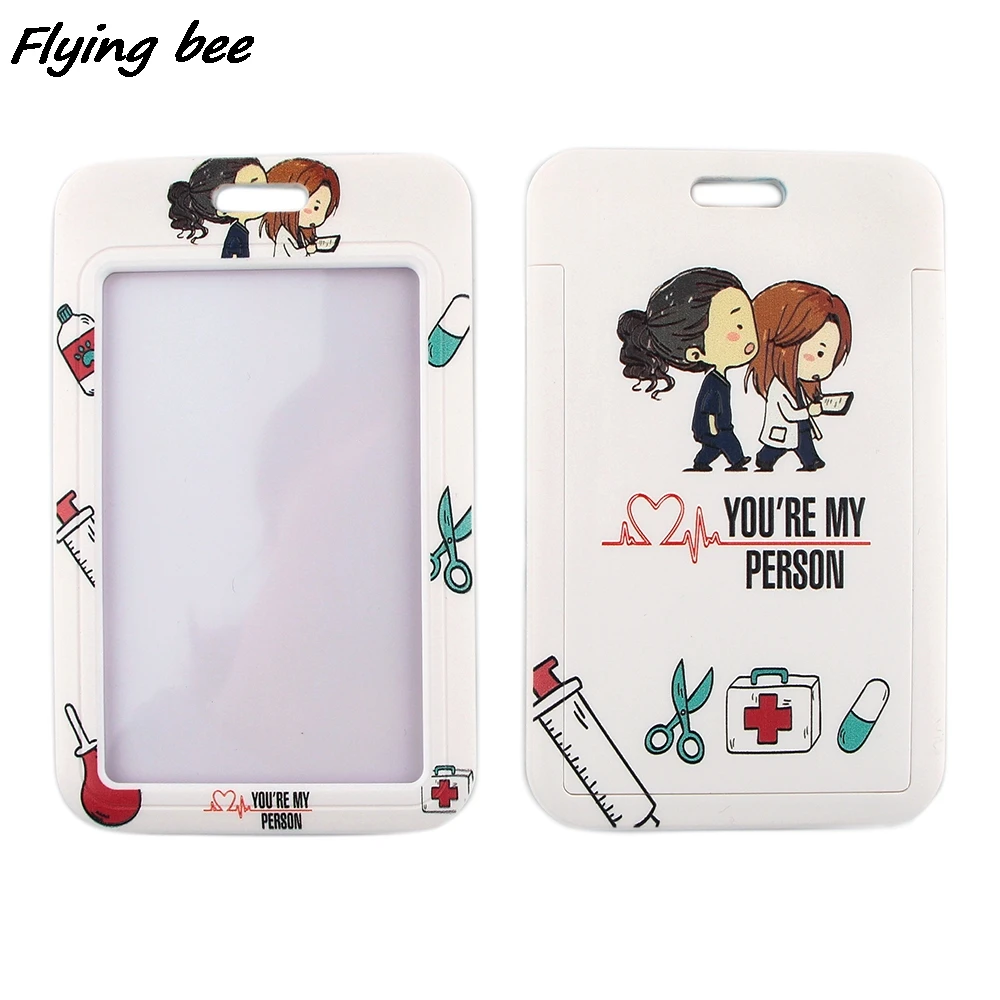 Flyingbee X1279 Màu Xám Của Giải Phẫu Học Thời Trang Dây Buộc Bus ID Tên Tác Phẩm Đựng Thẻ Cho Y Tá Bác Sĩ Nhà Khoa Học Giáo Sư