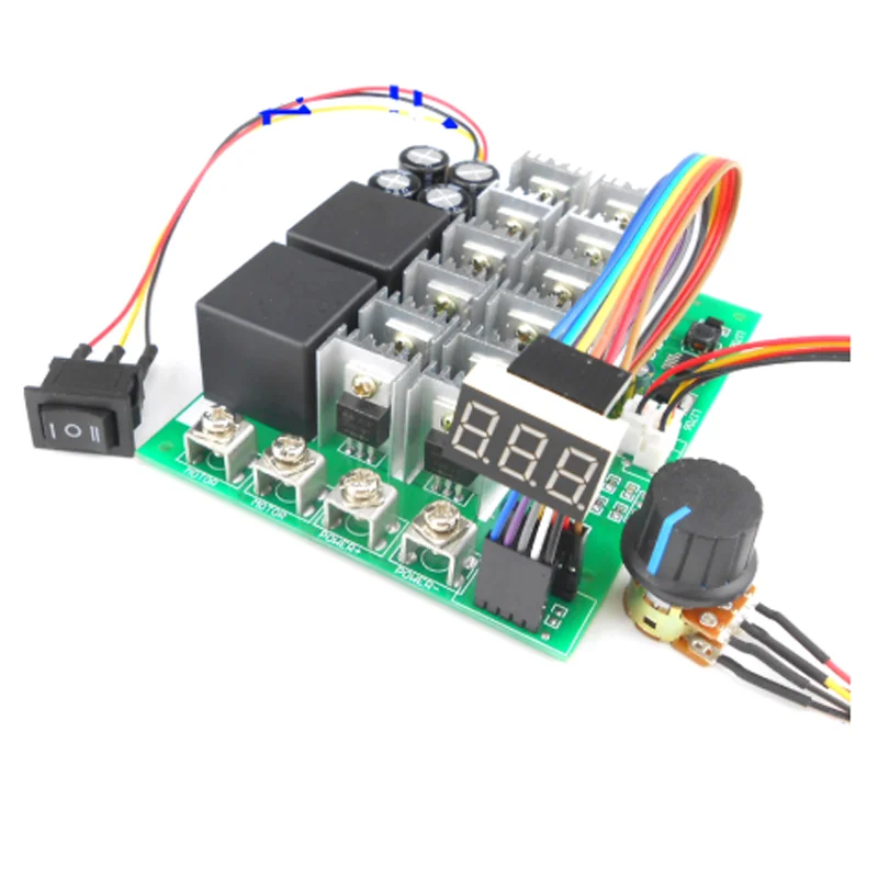 Digital display Percentage of speed 5500W High Power 100A DC Motor Controller 12V24V36V48V55V Motor Drive pwm BLDC motor