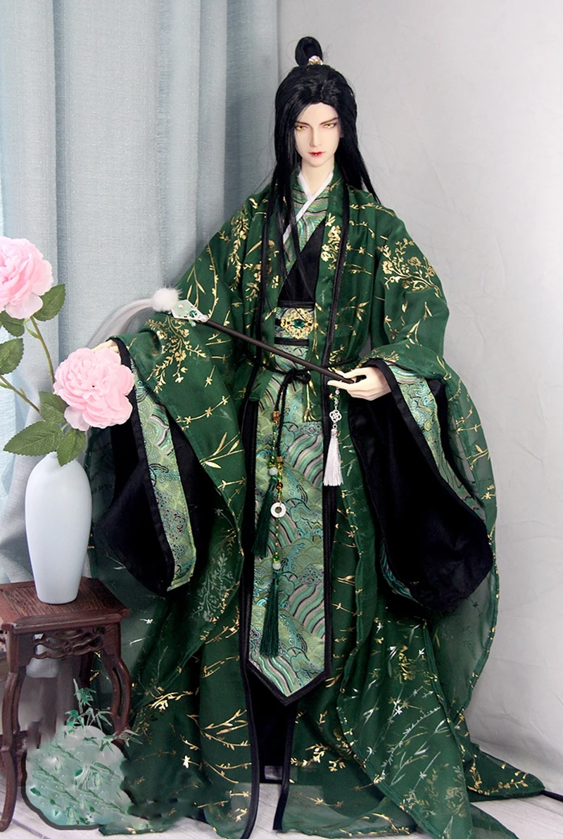 

1/4 1/3 Scale Ancient Costume BJD Clothes Doll Accessories Samurai Hanfu Dress Outfit For BJD/SD MSD SD13 ID72 80cm Uncle C1655