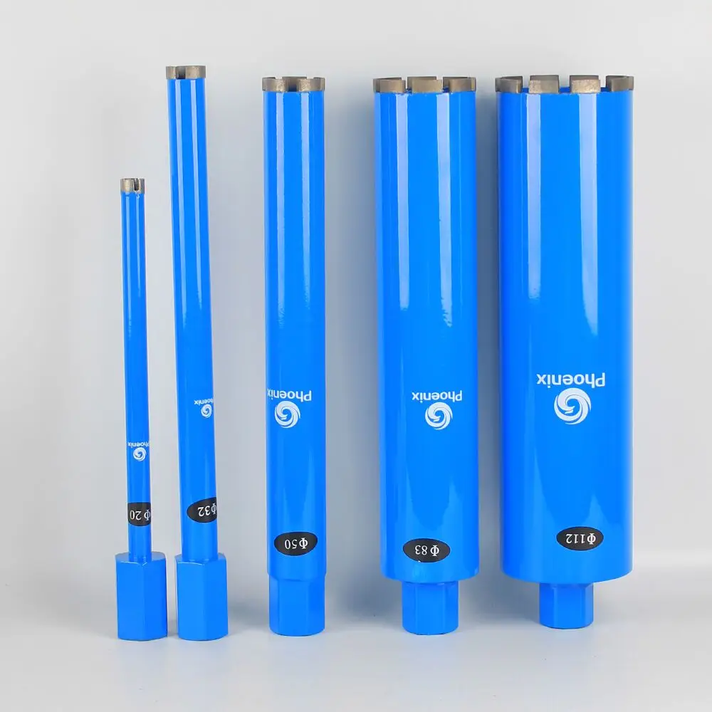 Raizi Kim Cương Lõi Lỗ Cưa Cho Tường Bê Tông Vòi Nước Điều Hòa 1-1/4 20-120 Mm Hàn Mũi Khoan Bê Tông