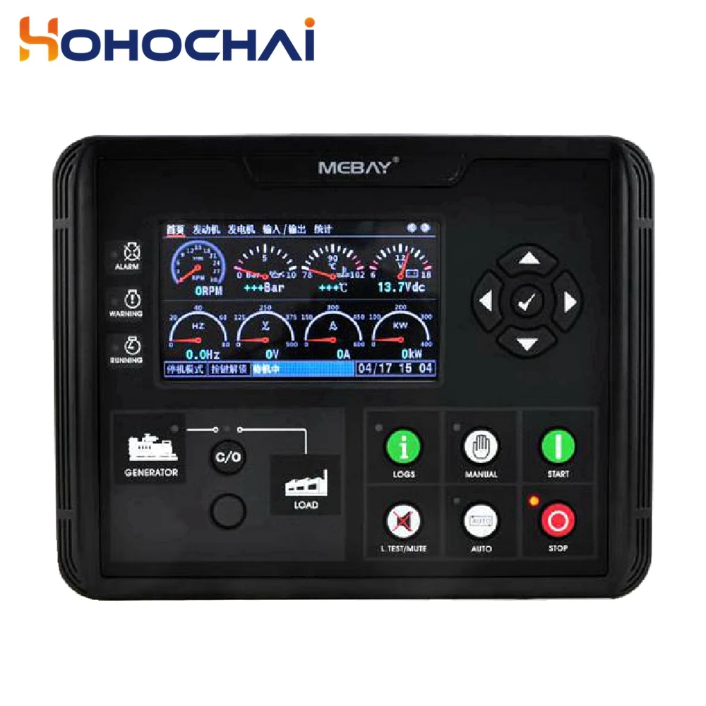 Mebay DC70D DC72D DC70DR DC72DR Generator Controller LCD Display Self-starting Control Board Diesel Genset Spare Parts