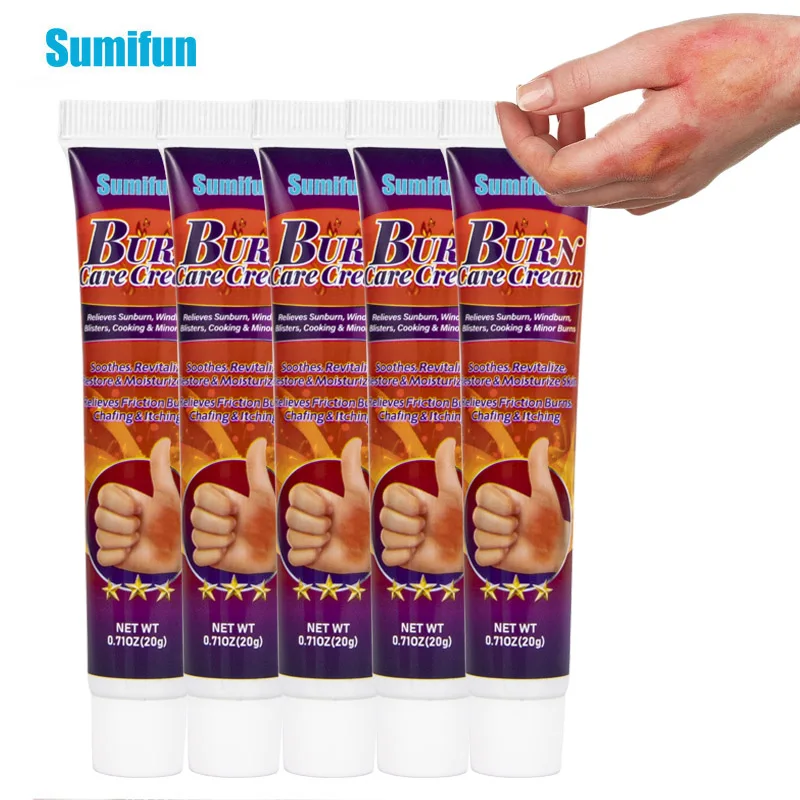 

1/3/5Pcs Sumifun Burn Scald Care Ointment Blister Wound Healing Antibacterial Ointment Anti-Infective Pain Relief Care Plaster