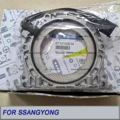 Nuevo Sello trasero de cigüeñal genuino con Sensor de posición 6710100514 Para Ssangyong Rexton Korando Acyton Rodius