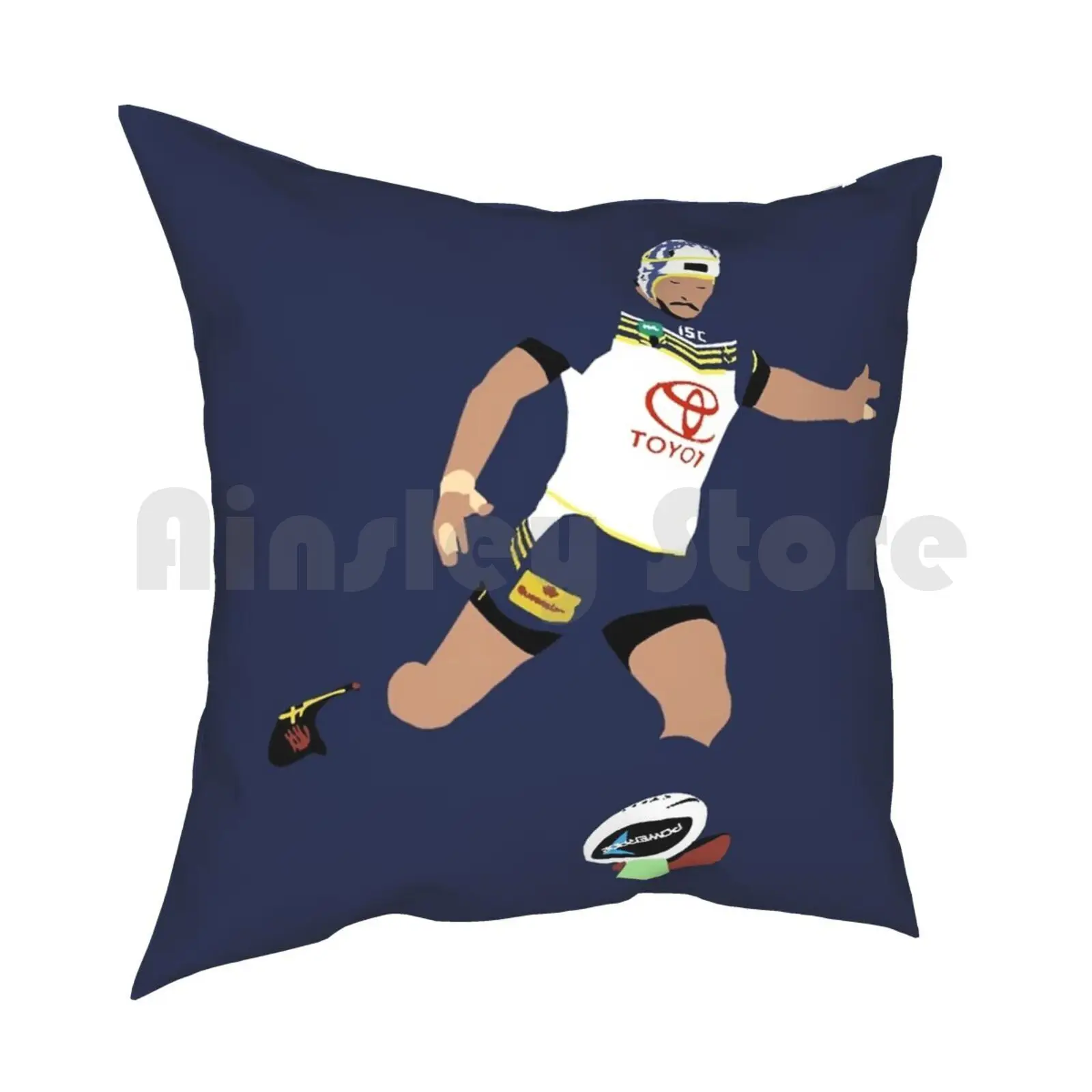 Johnathan Thurston Queensland Cowboys Nrl Pillow Case Printed Home Soft DIY Pillow cover Johnathan Thurston Nrl State Of