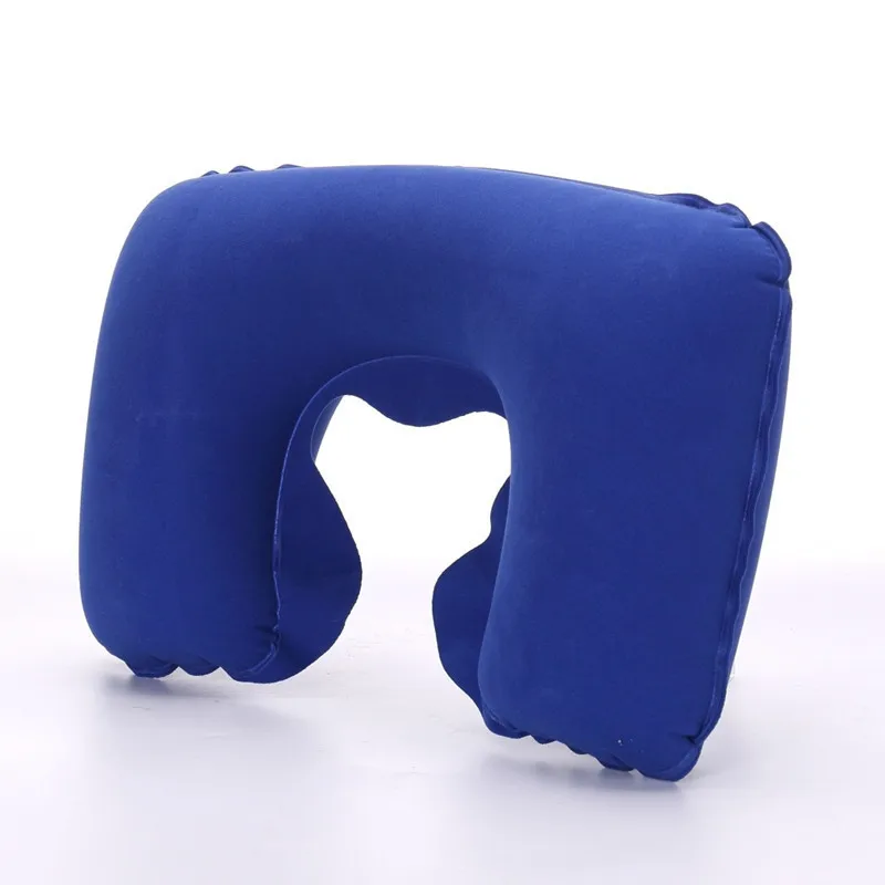 Inflatable Neck Pillow Travel U Shape Cushion Office Airplane Driving Nap Support Head Rest Health Care Decorative