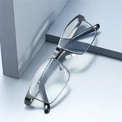 Stainless Steel Men Business Reading Glasses for Reader Mens Presbyopic optical Glasses +1.0 1.5 2.0 2.5 3 3.5 4.0