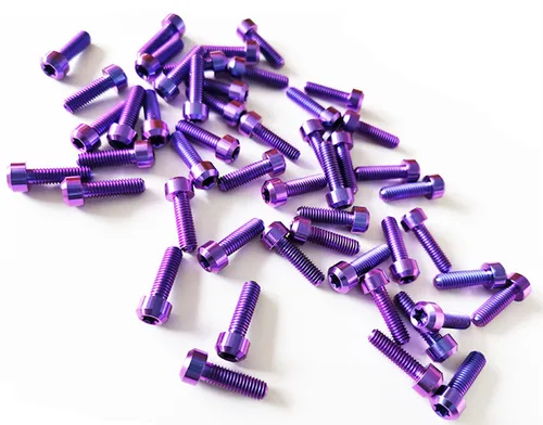 Imagen 2 del producto TitaniumM5/M6/10/15/20/25/30/35/40/50/55/60/80/90/95/100/110/120/130MM cabeza torx redonda pernos de titanio en stock (un lote = 10 piezas)