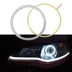 1 pz luce di marcia diurna per fari auto Angel Eyes Led Halo Ring faro DRL 12V 60MM 70MM 80MM 90MM 100MM 110MM 120MM