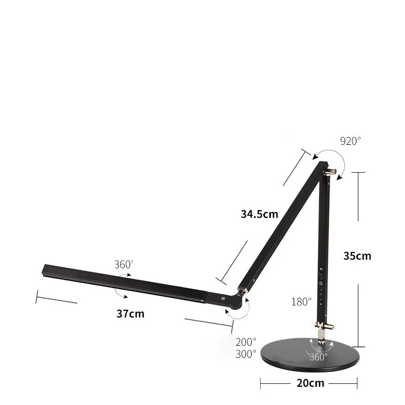 Đèn LED Đàn Piano Đèn Đầm Xòe Tay Kiến Trúc Sư Đèn Linh Hoạt Kẹp Vào Bàn Đèn Cổ Điển Đầu Giường Để Bàn Mờ Đọc Đèn Học