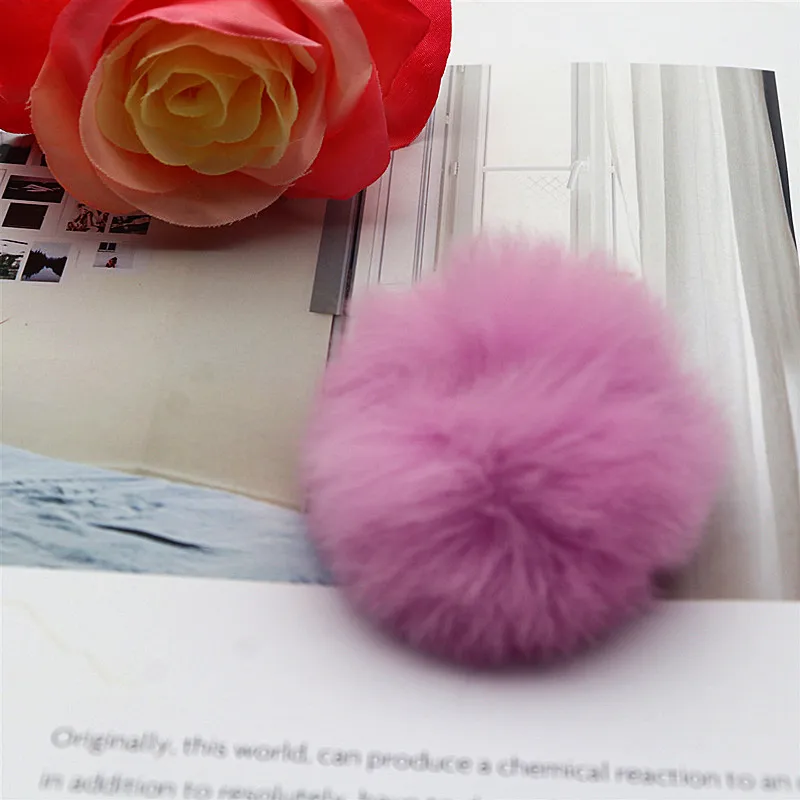 2-5pcs Fluffy Soft Pom Pom 6 Cm 8 Cm Artificial Plush Pom Diy Keychain Pendant Wedding Home Decoration Pom Pom Sewing Supplies