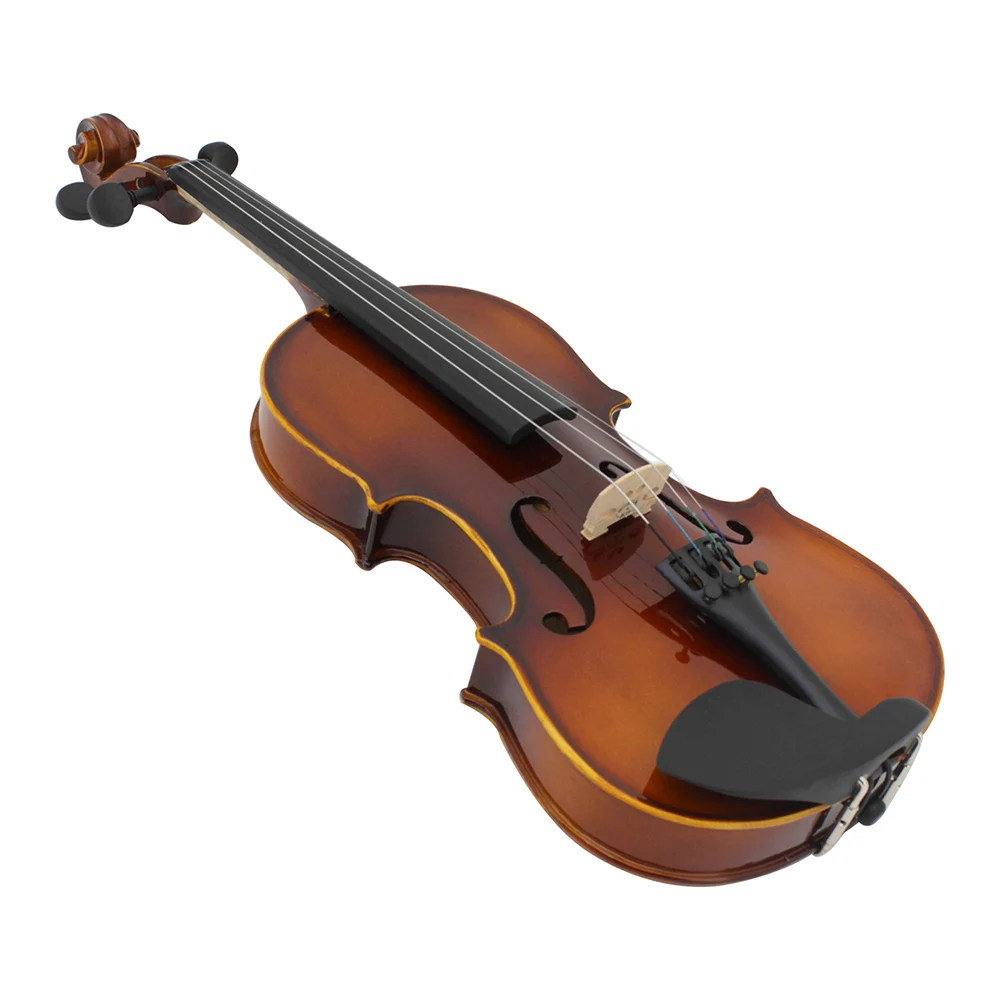 1/2 3/4 4/4 Violin High Quality Musical Instrument Maple Acoustic Fiddle With Case Bow Shoulder Rest Cloth Strings Accessory Set