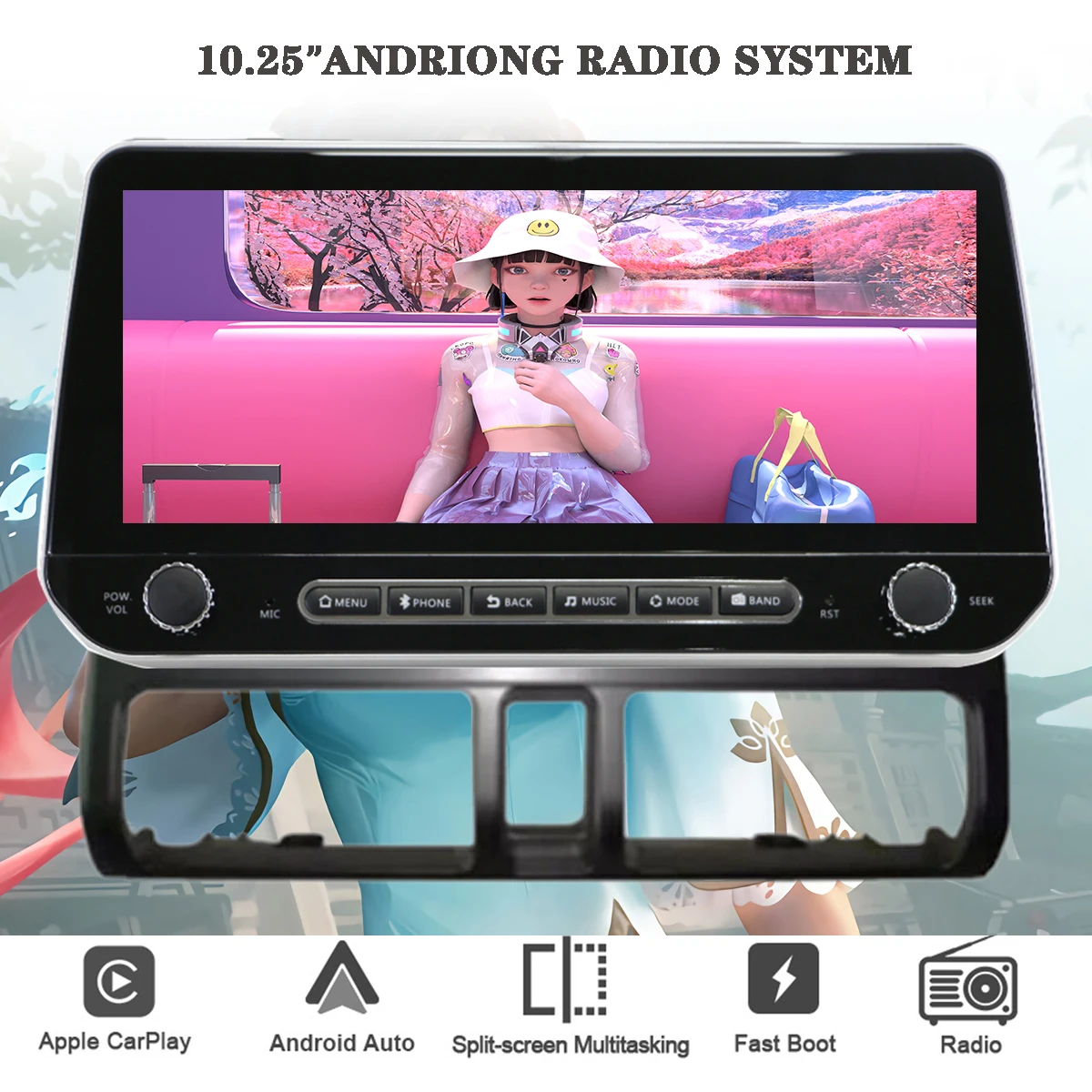 Autoradio Multimedia CD DVD Tape Recorder Head Unit HU For Honda CRV 2001-2006 With GPS Navi PC Tablet Wireless Carplay DSP SWC