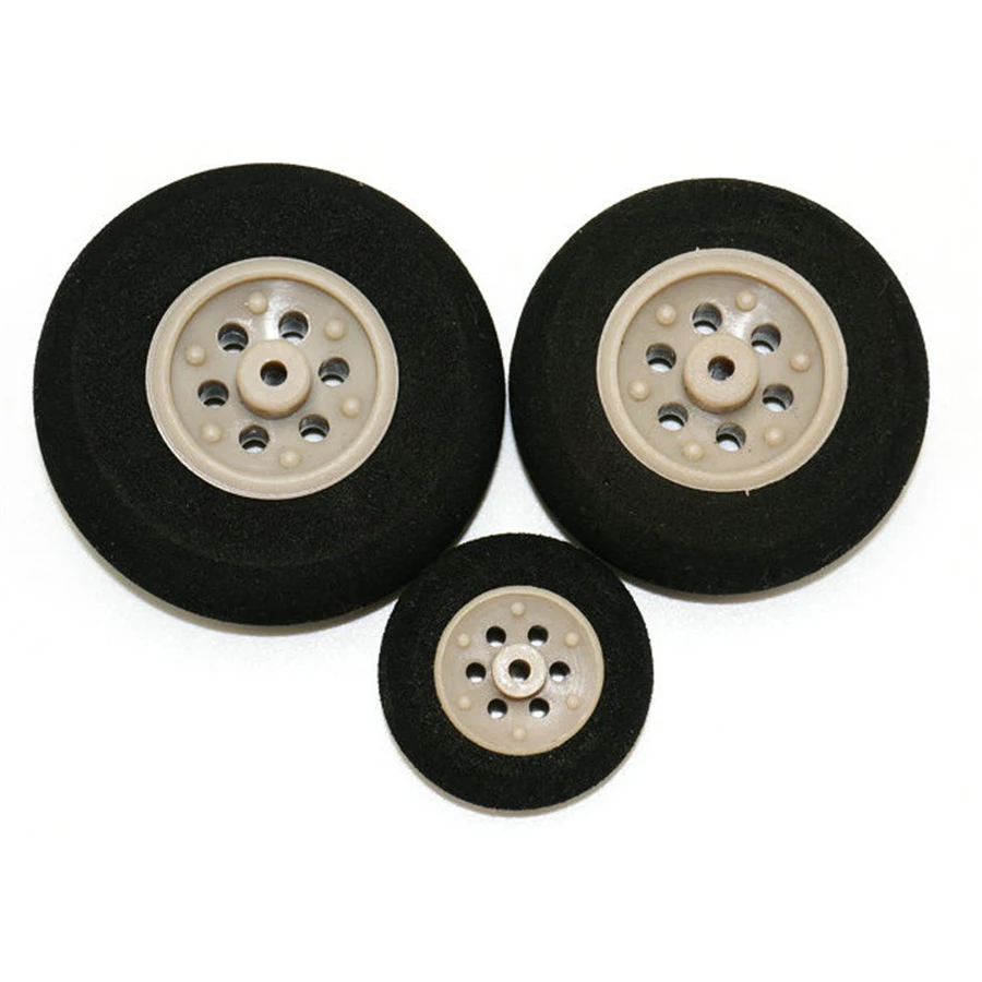 2 Pcs Super Light Tail Wheels For RC Airplane Replacement Toys Plane Accessory D25-53mm