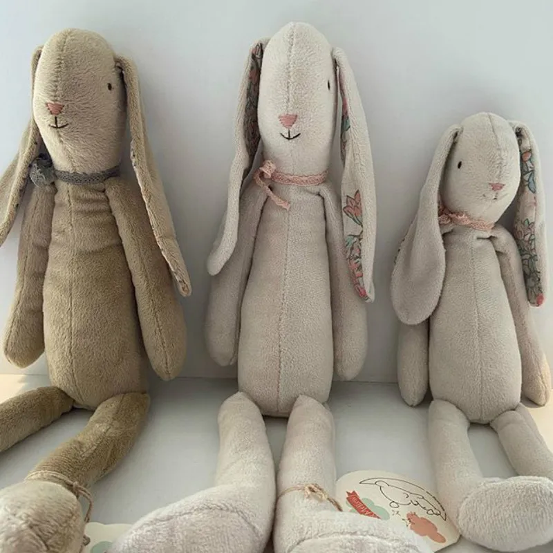 New Handmade Rabbit Comfort Doll Soft Plush Animal Stuffed Plush Toy Baby Sleeping Dolls