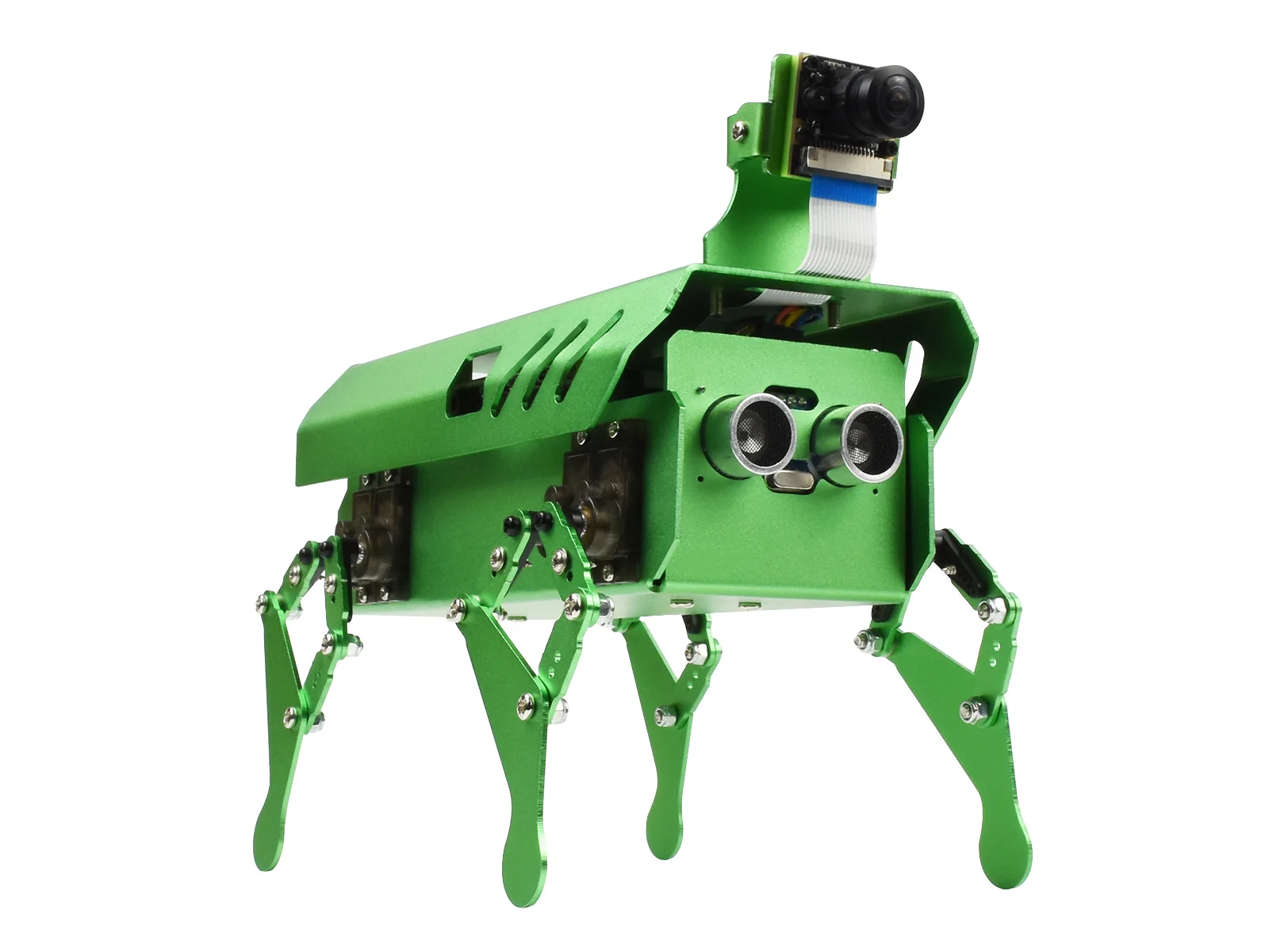 Viervoeter Robot, Gebaseerd Op Raspberry Pi,Open Source Bionische Robot Hond, Zelfbalancerende Controle, visuele Line Inspectie