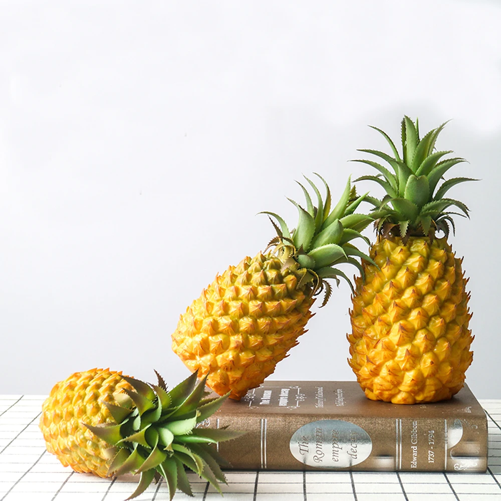 

High imitation artificial Fake ananas Fruit artifical pineapple&artificial plastic fake simulated pineapple