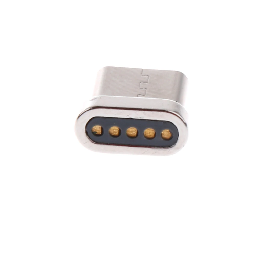Końcówki magnetyczne typu C (USB-C) głowica złącze adaptera konwertera do ładowania i przesyłania danych telefon z systemem Android/laptopa