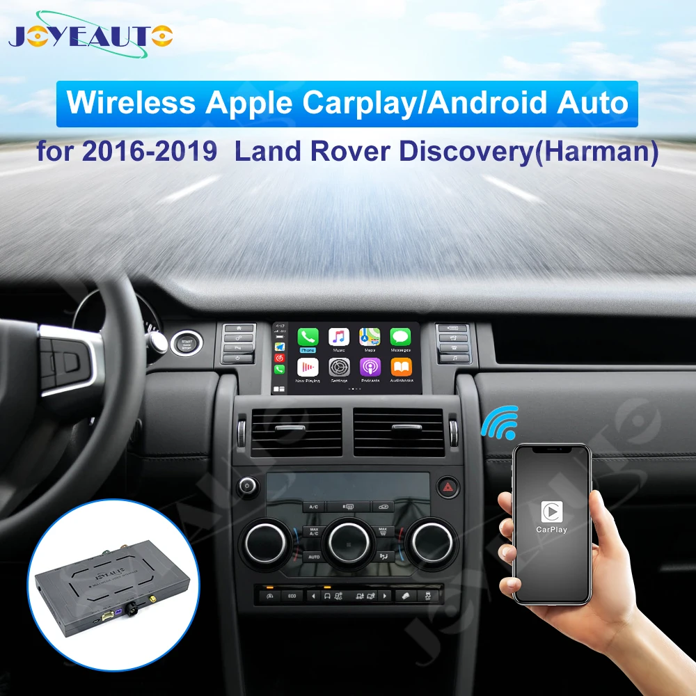 JoyeAuto Wireless Apple CarPlay For Land Rover Discovery Sport 5 for Jaguar F-Pace Android Auto Mirroring Car Retrofit AirPlay