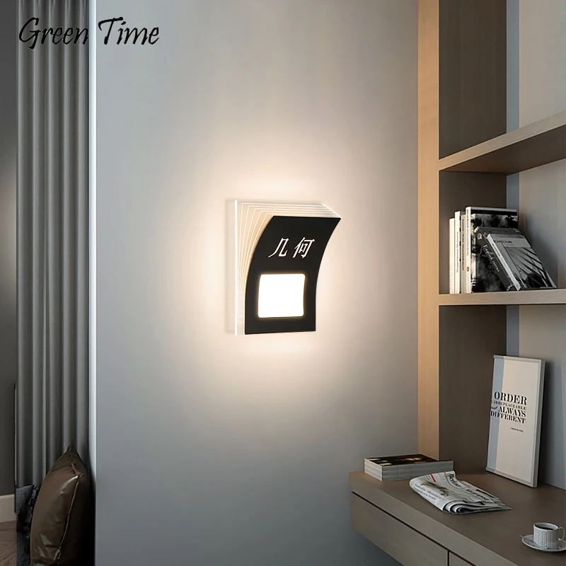 Simplicity LED Wall Light Home Creative Wall Lamp for Living Room Bedroom Bedside Light Indoor Sconce Lighting Fixture 110V 220V