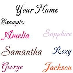 Custom Name Decal - Your Text Vinyl   Sticker Personalized Lettering Car/Door Boys Girls Childrens Window Home Decor