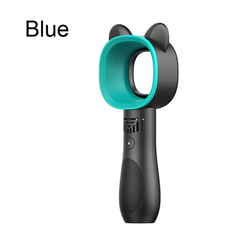 Mini Bladeless Portable Fan Cute Cat Hand held USB Rechargeable 2000mAh Fans for Home Outdoor Ventilador Cooler Fan 8H