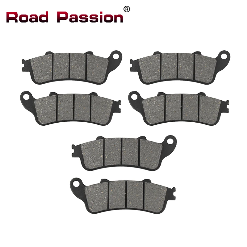 Road Passion Motorcycle Front Rear Brake Pads for HONDA VFR800 Interceptor CBR1100 XX CBR1100XX ST1100 ST1300 GL1800 Goldwing