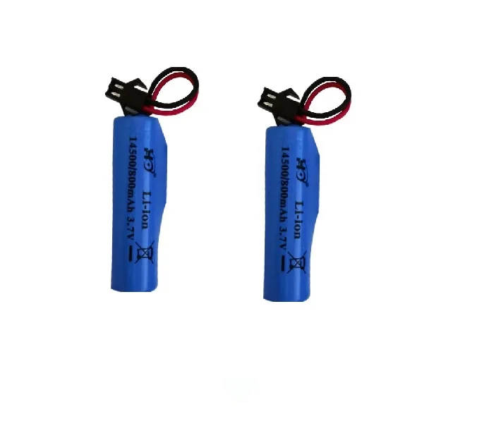 3.7V 800mAh 14500 rechargeable Battery For RC TOYS helicopter car Baot Tank Gun Truck Train Motorcycles 3.7v Battery SM plug