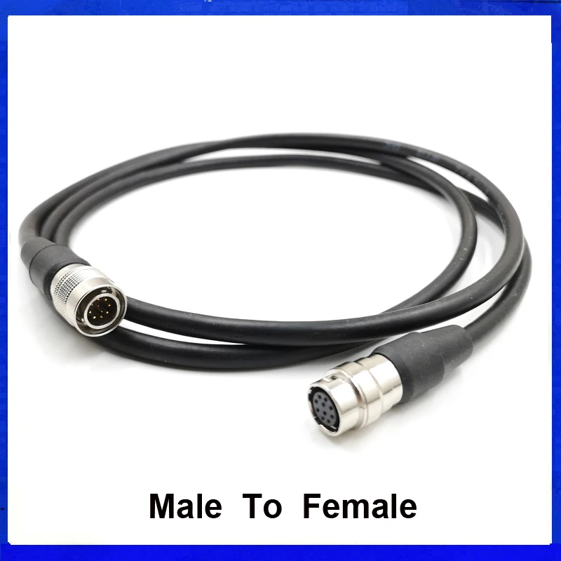 Hirose HR10A 4 6 10 12 Pin Male Plug To Female Socket Extension Cable For Network Sony Camera Trimble CCD Computer Easy-laser