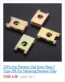 40 Piezas Clip de Fijación para Panel de Puerta Interior de Automóvil, 7703077476, Compatible con Peugeot 308 Citroen DS4 Me-Gane 3 Laguna 3, Clip de Plástico para Revestimiento de Puerta