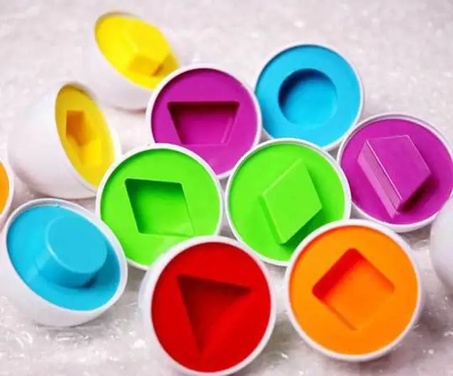 

6Pcs Mixed Shape Wise Pretend Puzzle Smart Eggs Baby Learning Education Kitchen Toys Tools 2023 New Hot Sale