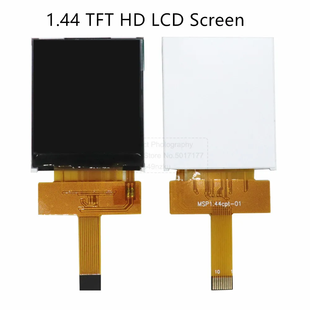 65K Full Color 128*128 ST7735S Driver IC Serial Plug-in Style 10Pin 0.5MM Pitch LCD Display 1.44 TFT HD LCD Screen