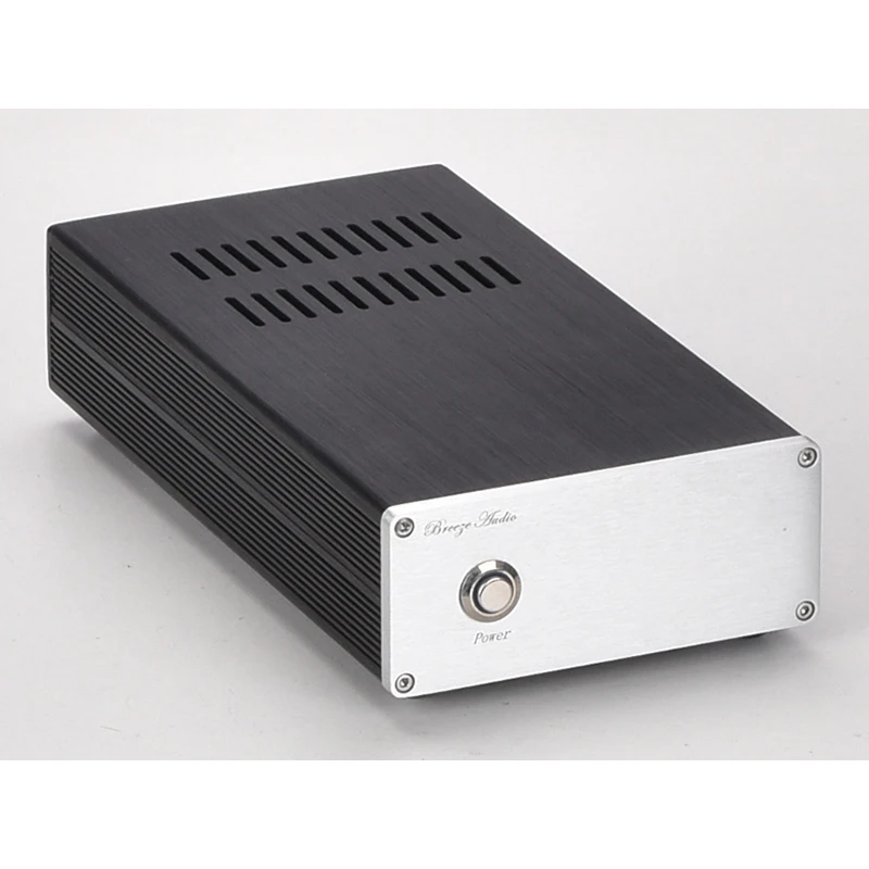 DIY All Aluminum Power Amplifier Chassis Fever Audio Hard Disk Box NAS Router Linear Stabilized Power Supply Shell 131*55*249MM