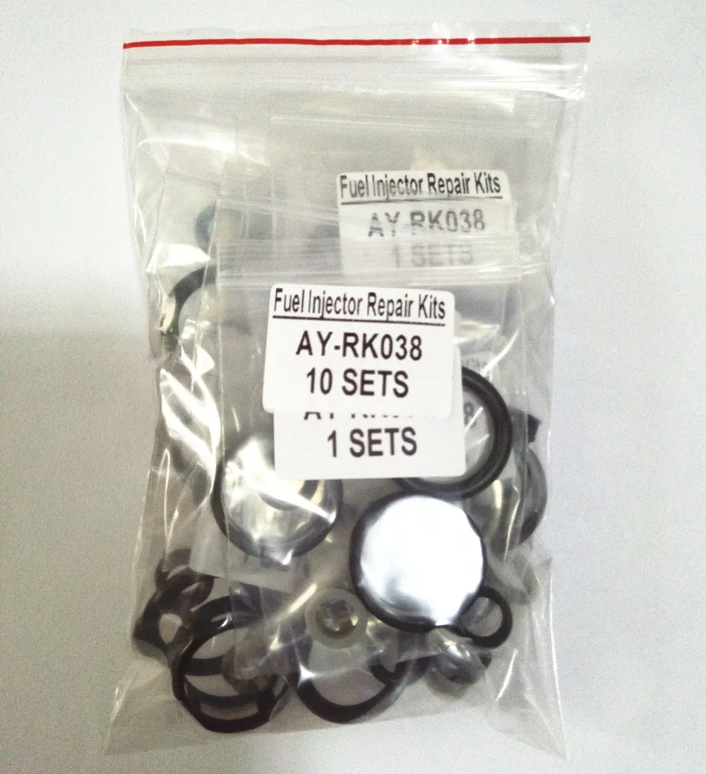Auto part  fuel injector rebuild kits for Nissan SR20 oem 16600-53J00 rubber o ring filter pintle cap  AY-RK038 with 10SETS