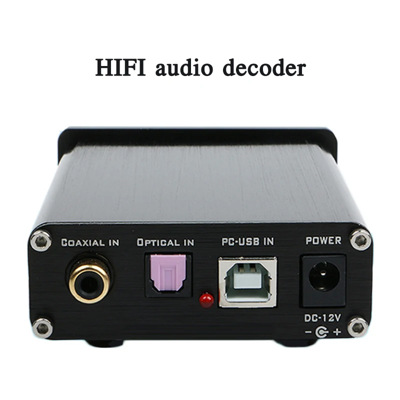 Dekoder gorączki HIFI DAC-X3 mini dekoder audio wzmacniacz 3.5 gniazdo słuchawkowe USB światłowód koncentryczny można podłączyć do aktywnych głośników
