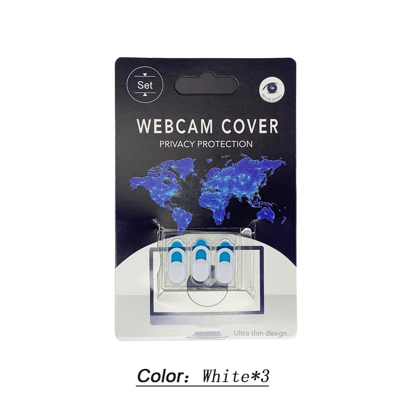 SR 4 Colors Camera Privacy Protection Webcam Cover Case Sticker for iPad Laptop Macbook Tablet