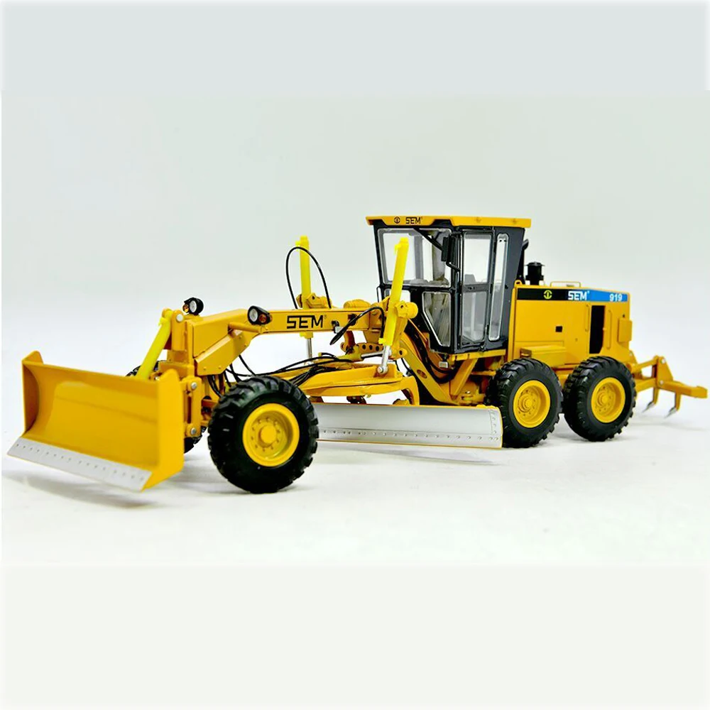 1:35 Model Diecast Construction Machinery Model CAT SEM919 Grader Model Zinc Alloy Replica Collection Toys